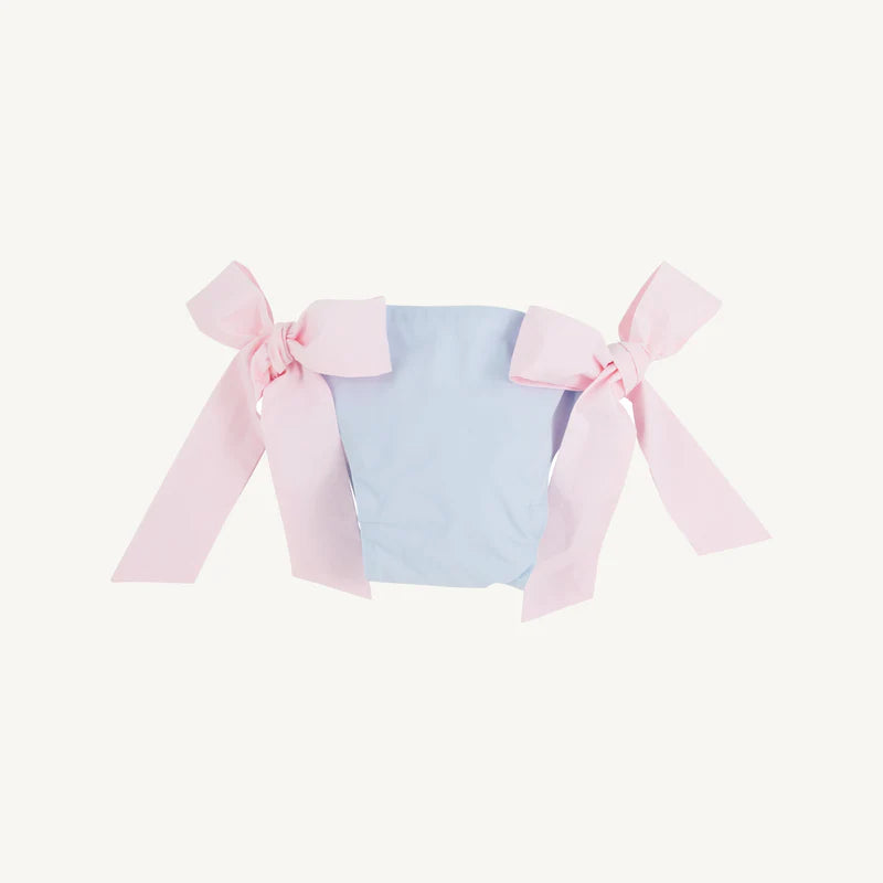 Beverly Bow Bloomer - Buckhead Blue with Palm Beach Pink