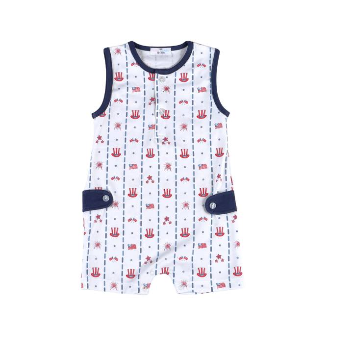 Celebrate Boy Blue Romper