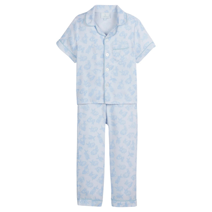 Classic Short Sleeve Pajama Set- Bunnies