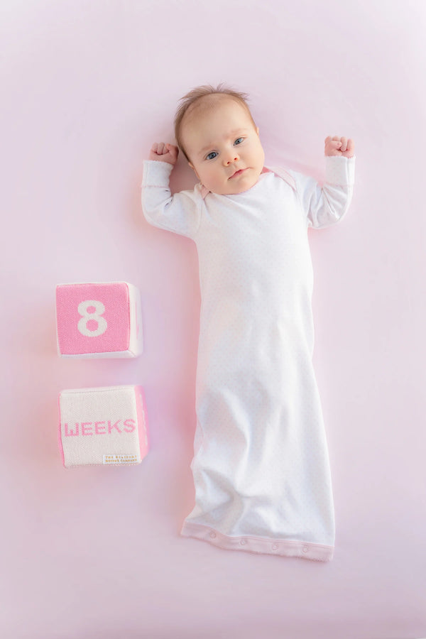 Blaylock Blocks- Hamptons Hot Pink, Palm Beach Pink, & Palmetto Pearl