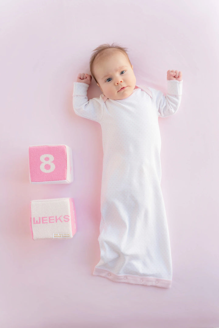 Blaylock Blocks- Hamptons Hot Pink, Palm Beach Pink, & Palmetto Pearl