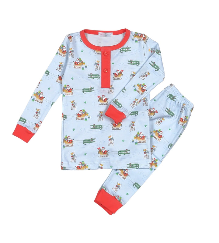 Cajun Christmas Pima Two Pcs Loungewear