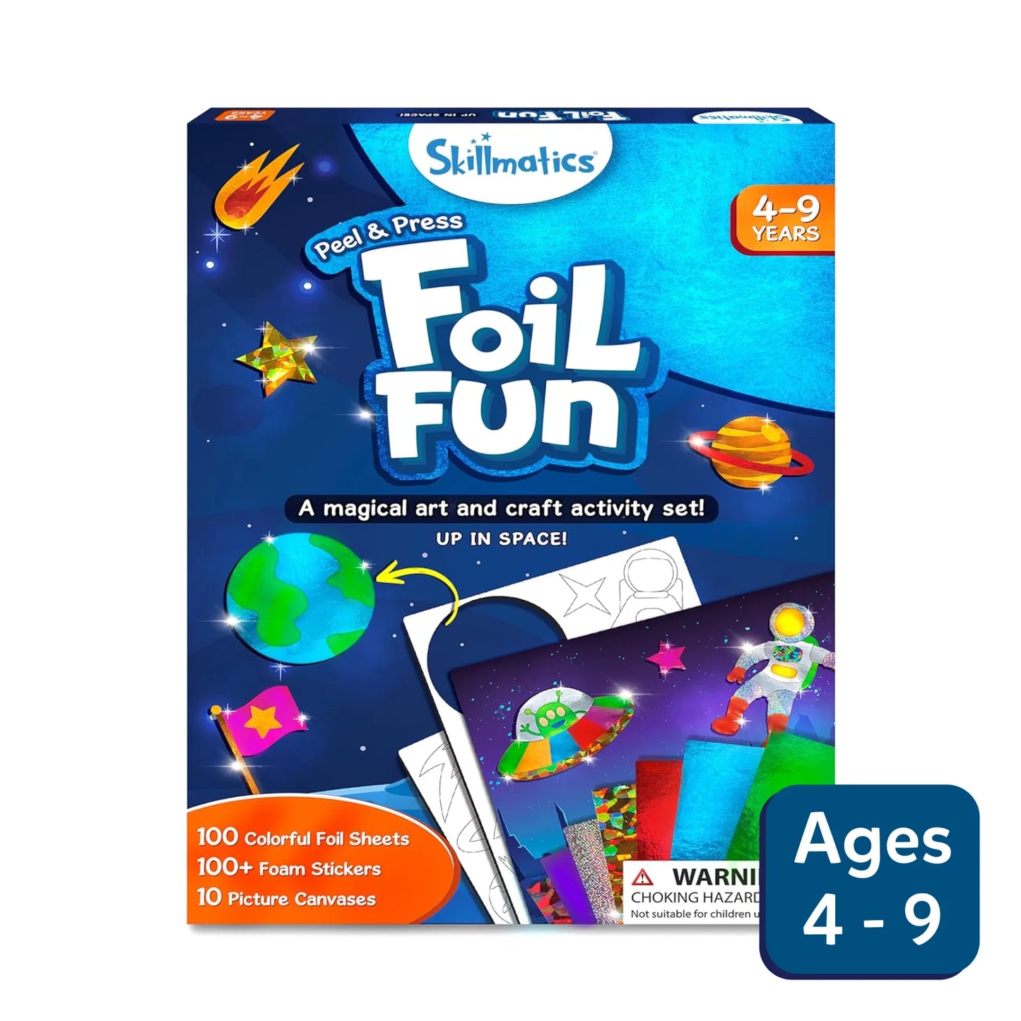 Foil Fun: Up in Space | No Mess Art Kit (ages 4-9)