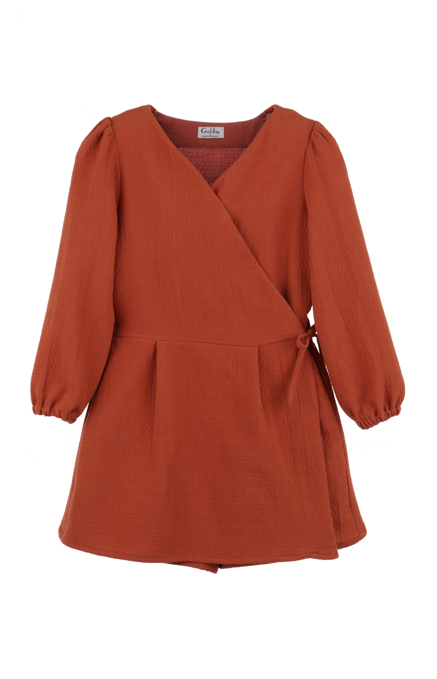 Grace Romper in Brown