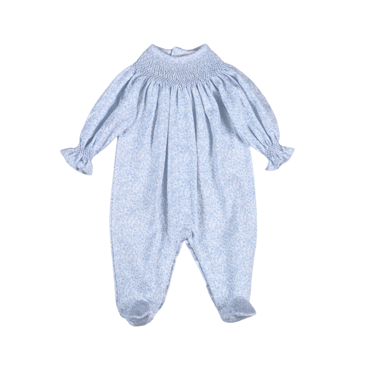 Ivy Smocked Bishop Footie