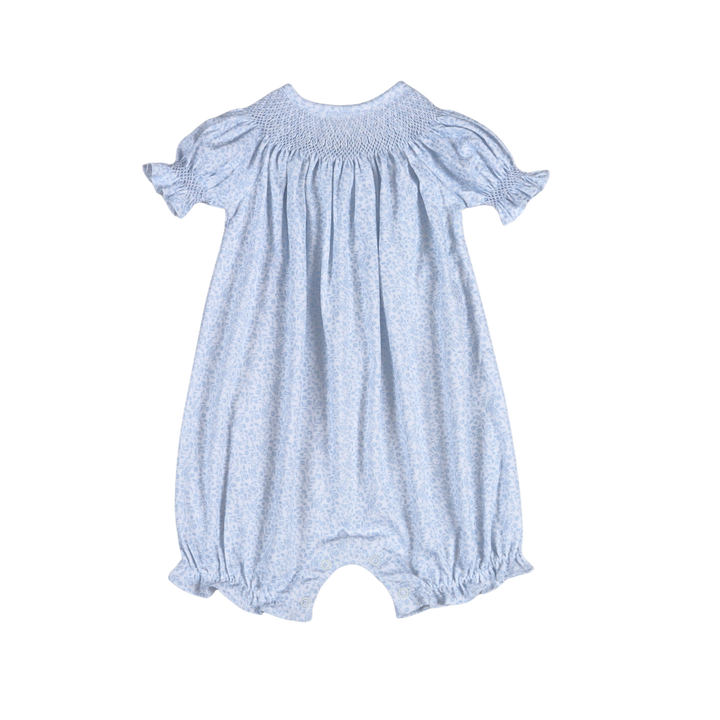 Ivy Floral Smocked Bishop Bubble