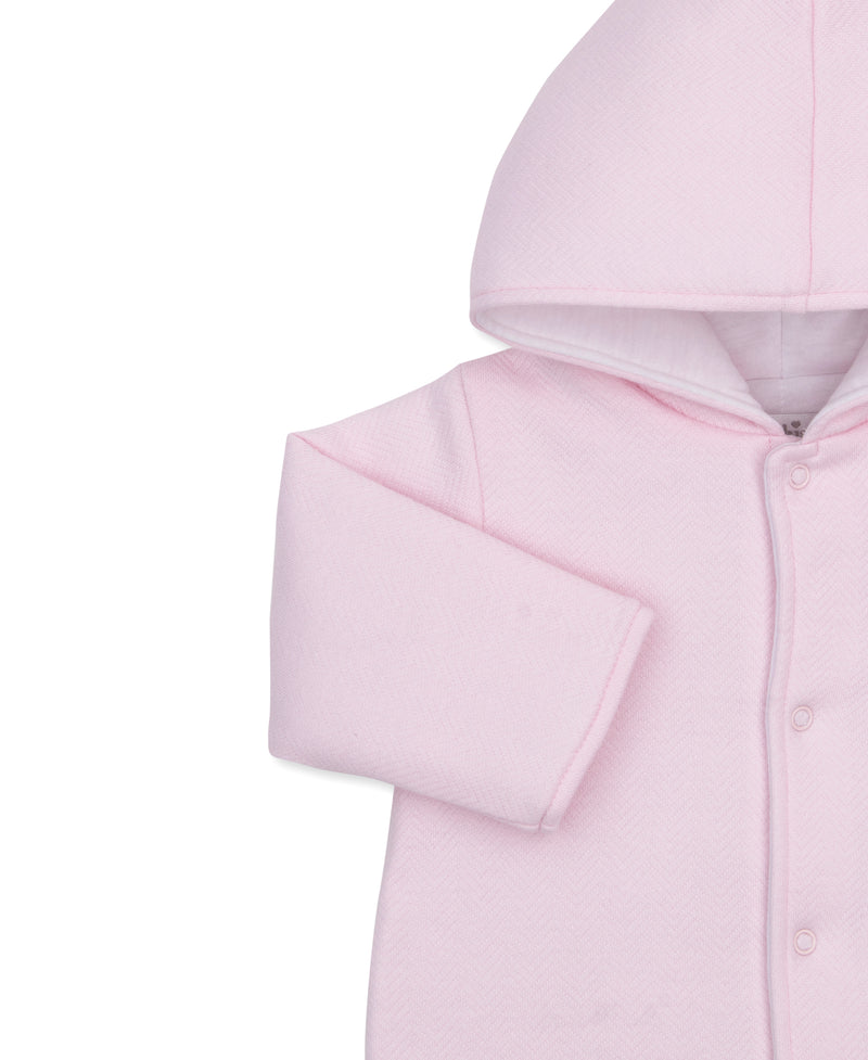 Baby Blessings Pink Jacquard Footed Bunting