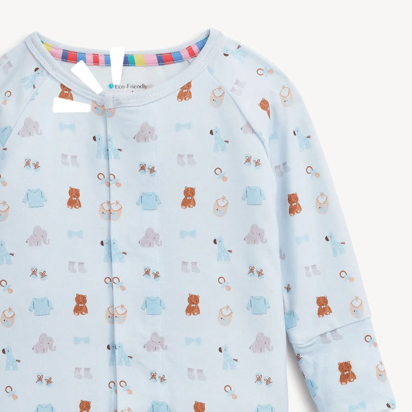 Nursery Nostalgia Blue Modal Footie