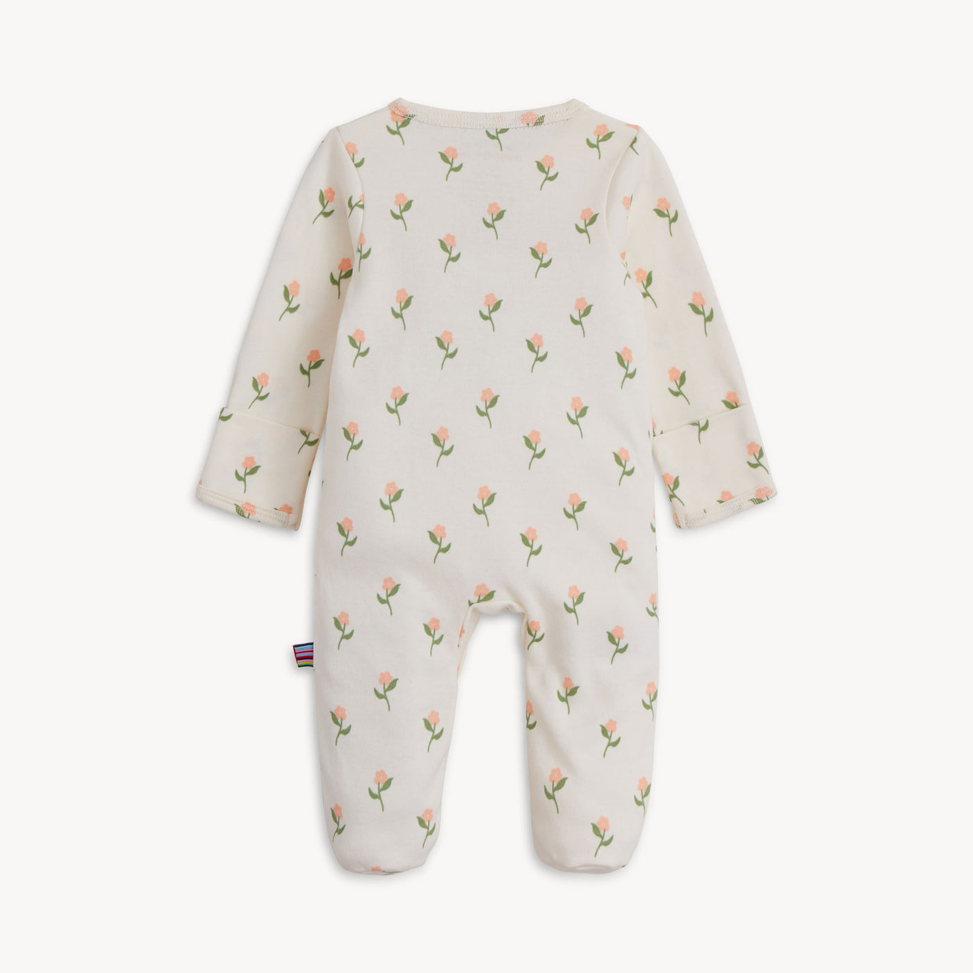 Floral Chicken Tender Organic Cotton Magnetic Footie
