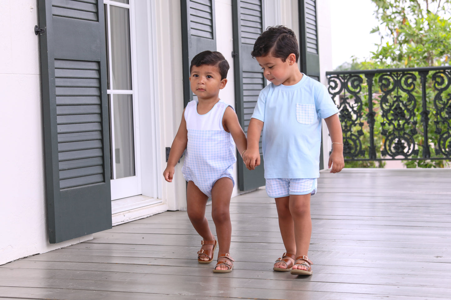 Madden Bubble - Light Blue Gingham