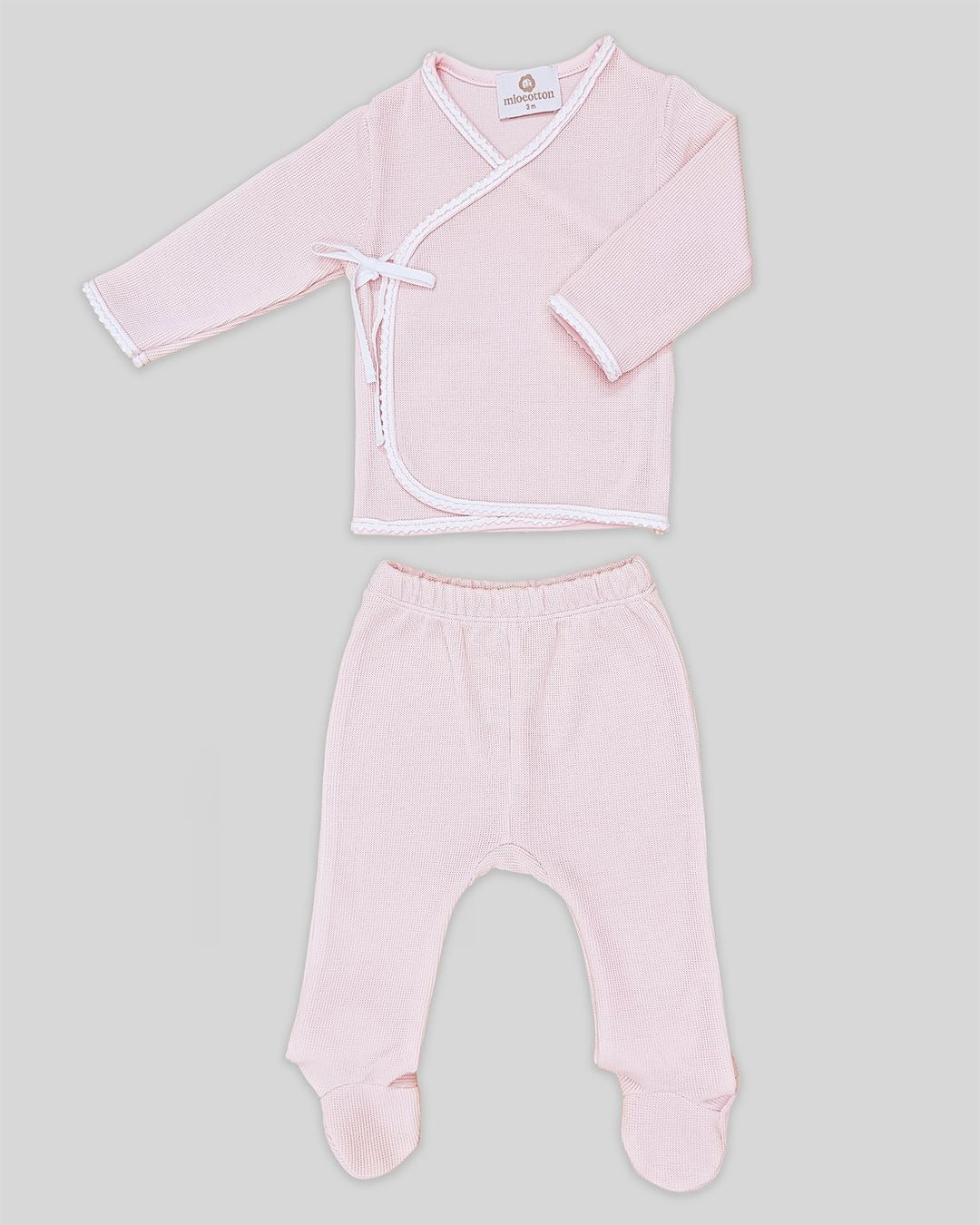 Milen Kimono Set - Special Knit Pink
