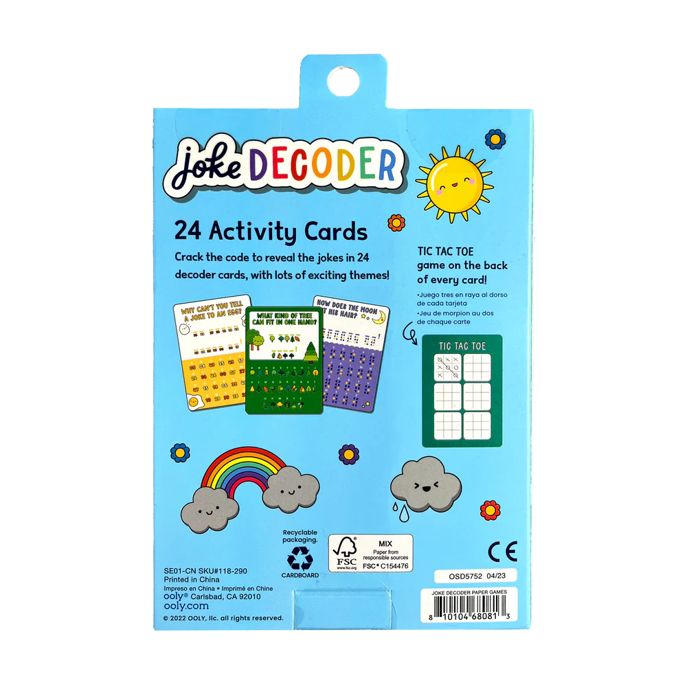 Joke Decoder Activity Cards