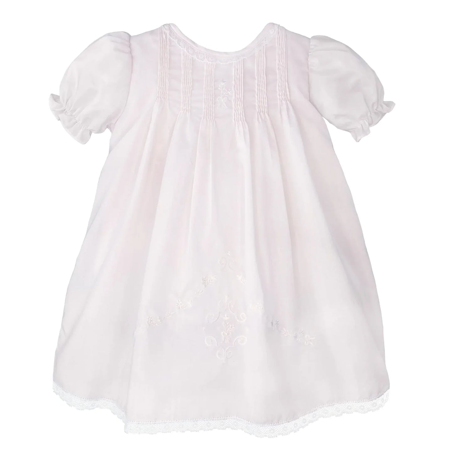 Heirloom Lace Hand Embroidered Slip Dress Pink