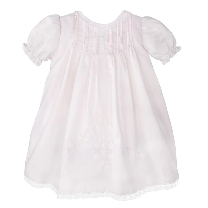 Heirloom Lace Hand Embroidered Slip Dress Pink
