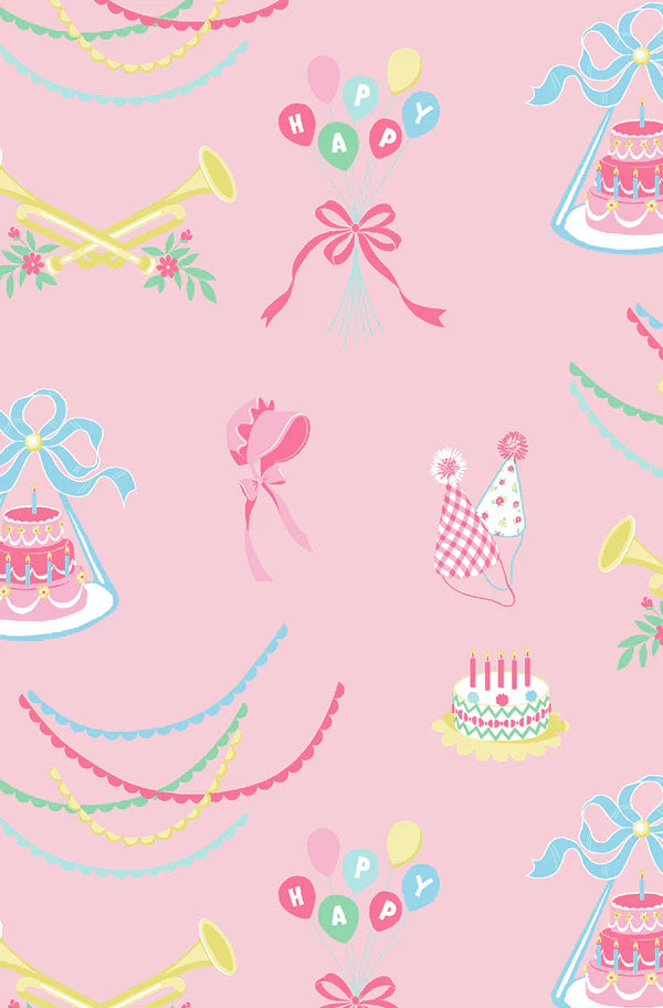 Britt Romper - Golden Birthday with Pier Party Pink