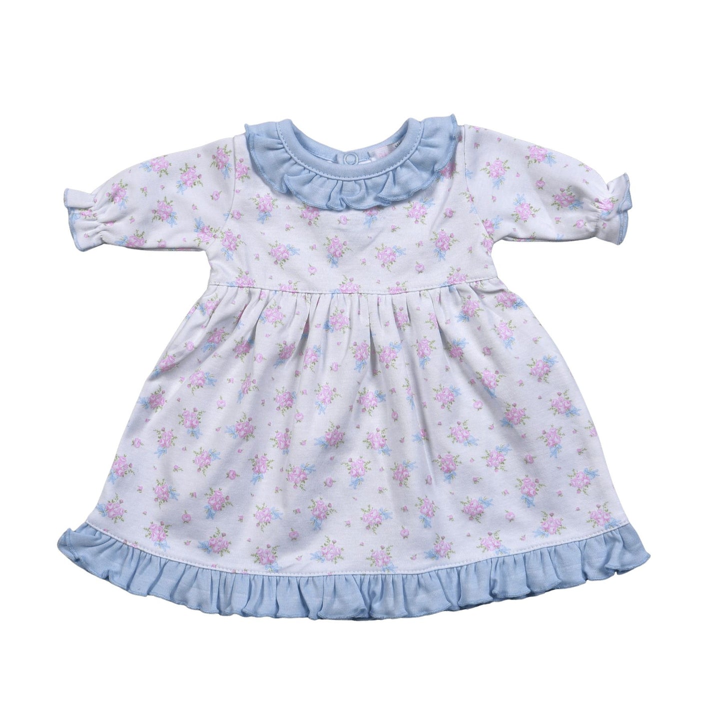 Roses & Bows Pima Doll Morning Gown