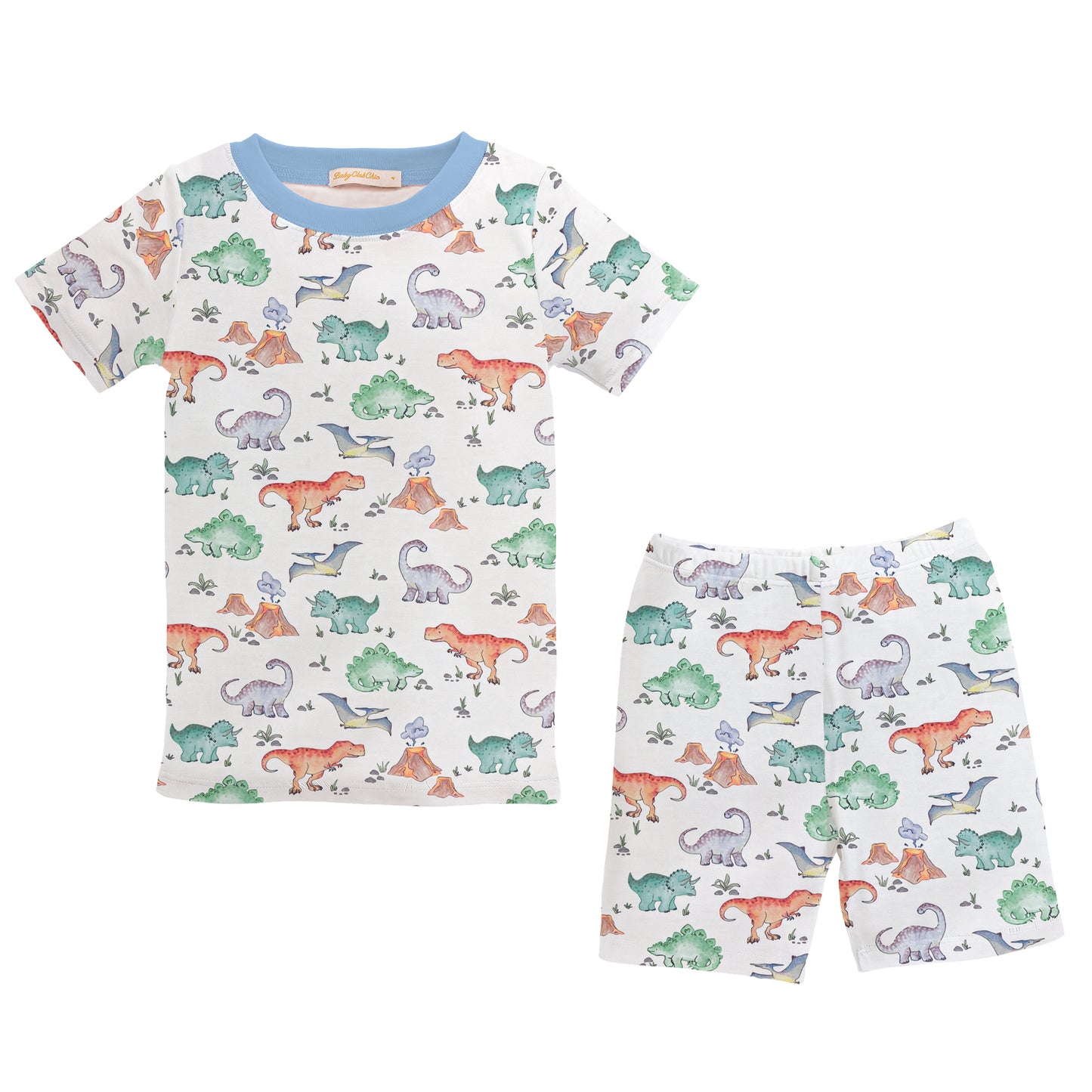 Dino's Kingdom Printed Short Kid Set