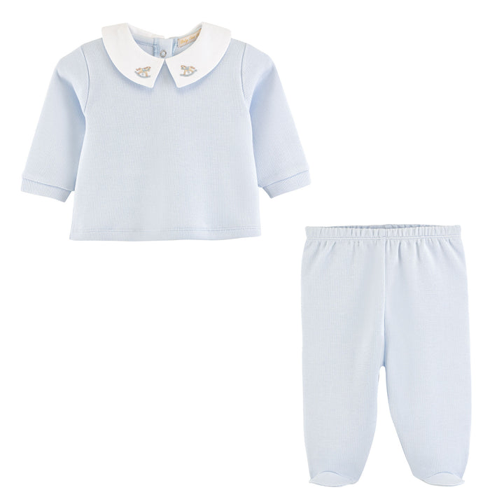 Rocking Horse Pima Jacquard Set