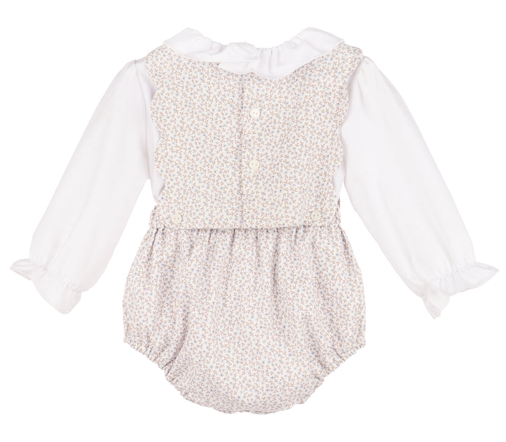 BB Blooms Girl Overall, Blue