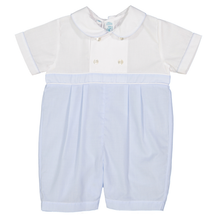 Boys Double Breasted Romper