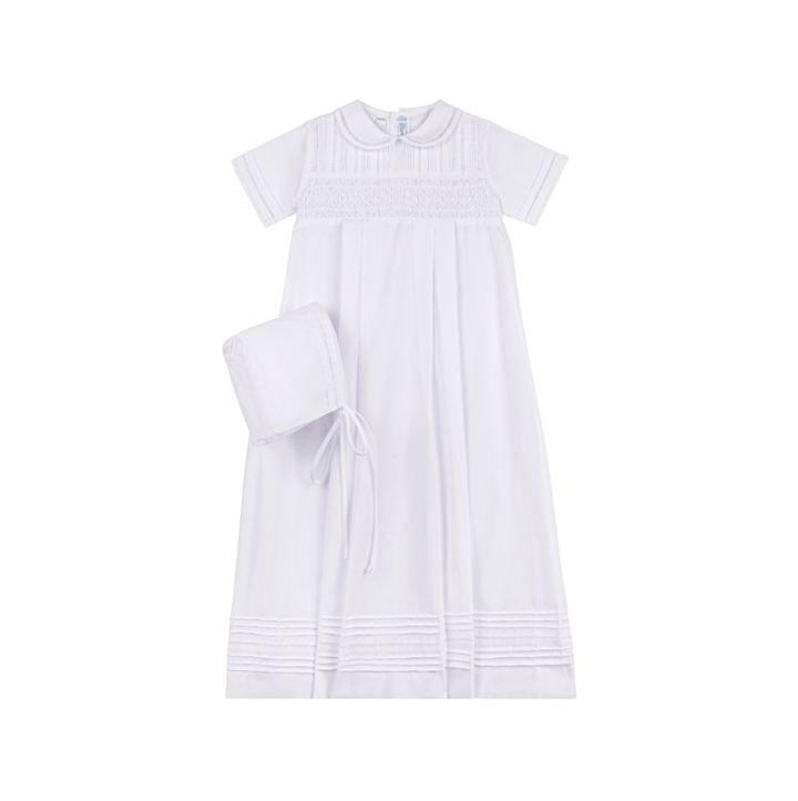 Boys Smocked Special Occasion Set - White