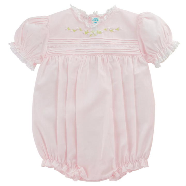 Floral Bullions Romper - Pink