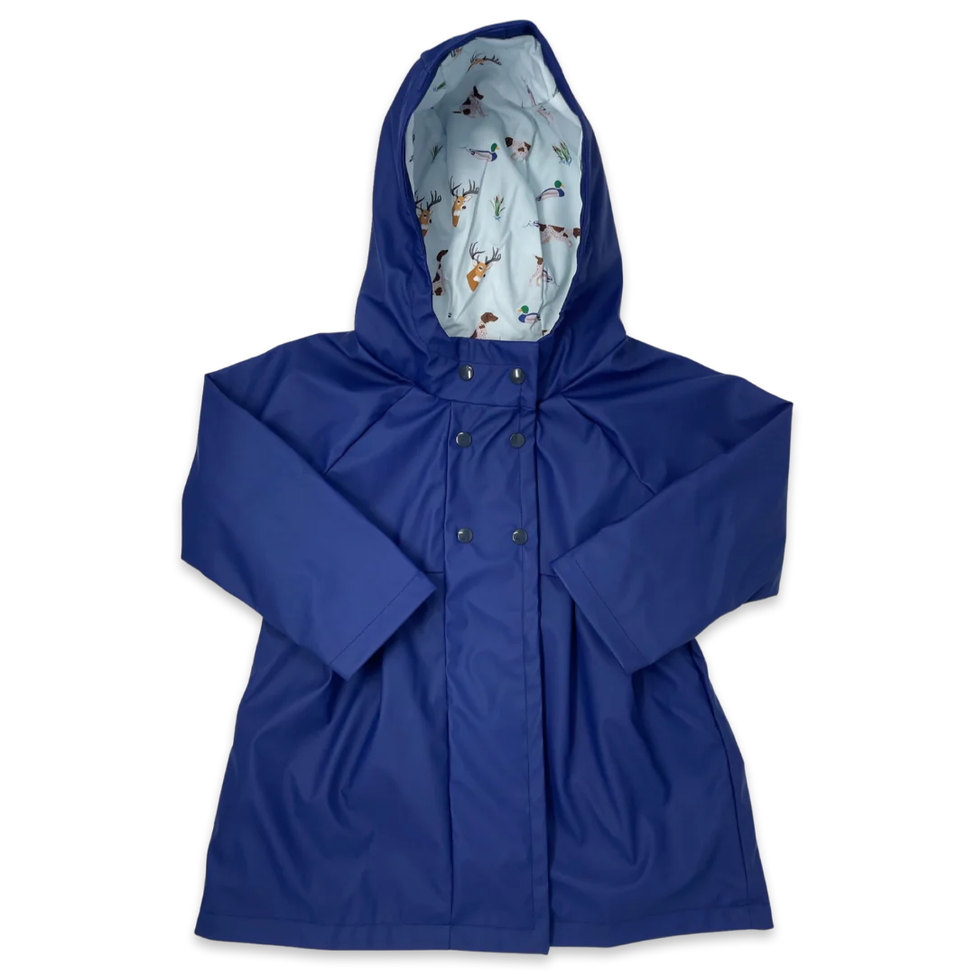 Rainy Day Raincoat- Navy Hunter
