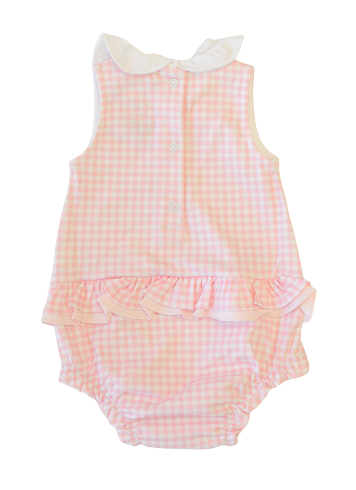 Springtime Goose - Girl Bubble with Embroidery