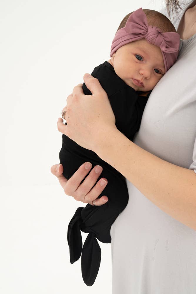Knotted Gown in Onyx