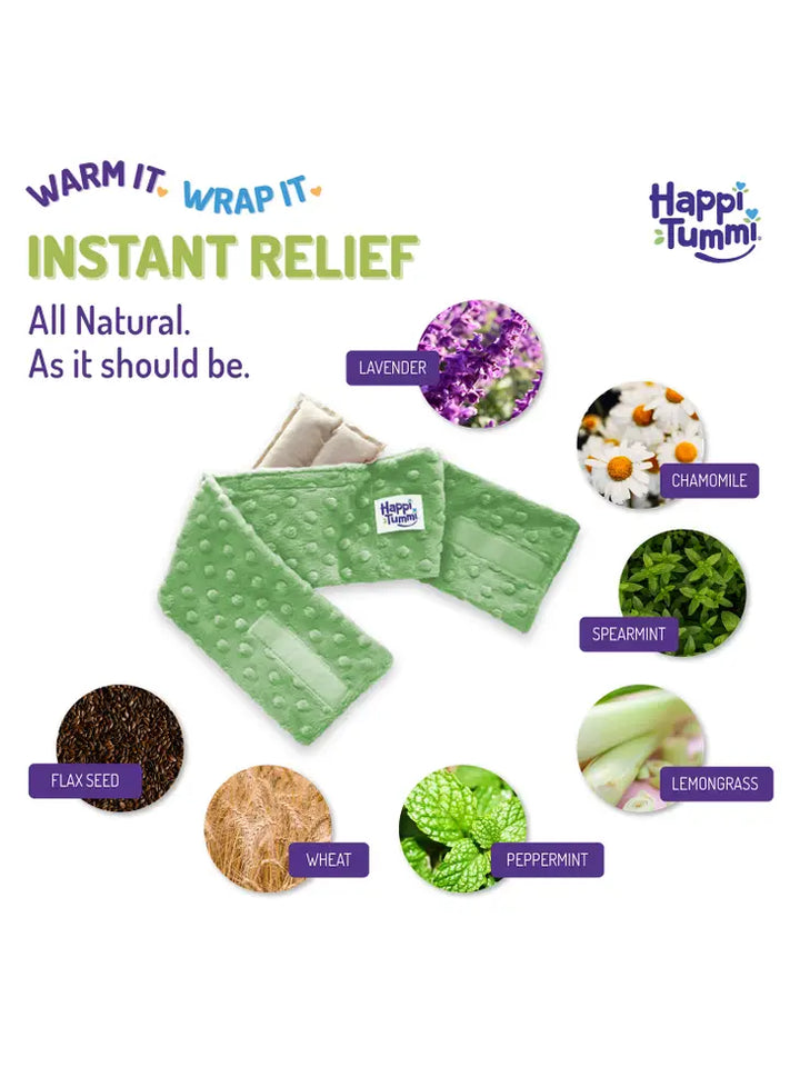 Honeydew Green Plush Waistband and Herbal Pouch