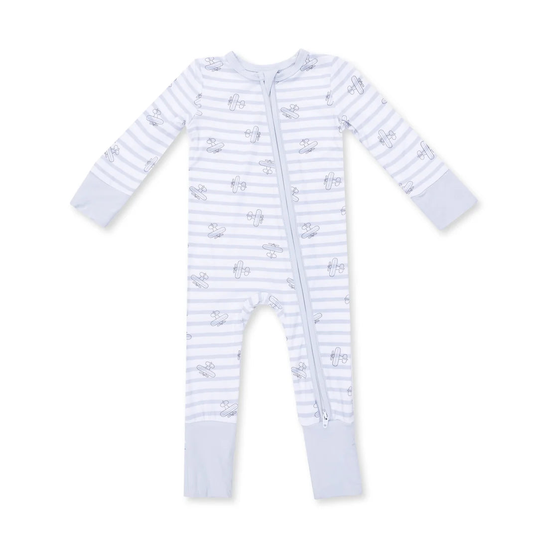 Airplane Stripes Convo Romper