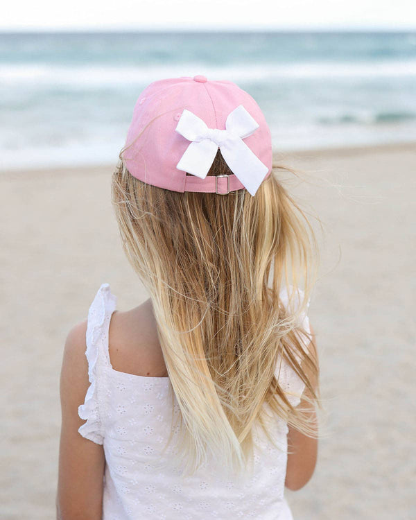 Big Sister Bow Baseball Hat: Youth (2-7)