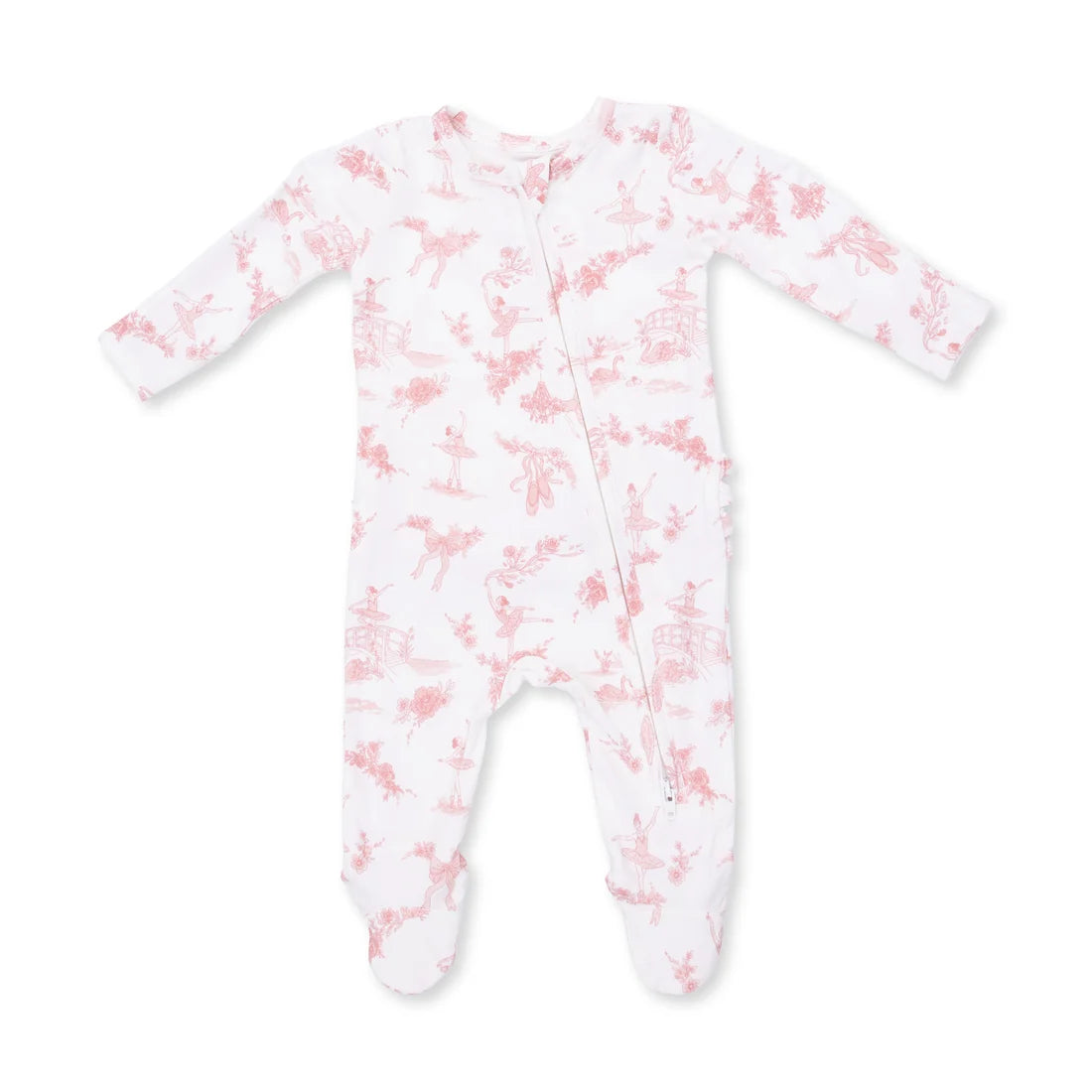 Ballet Toile 2 Way Zipper Footie