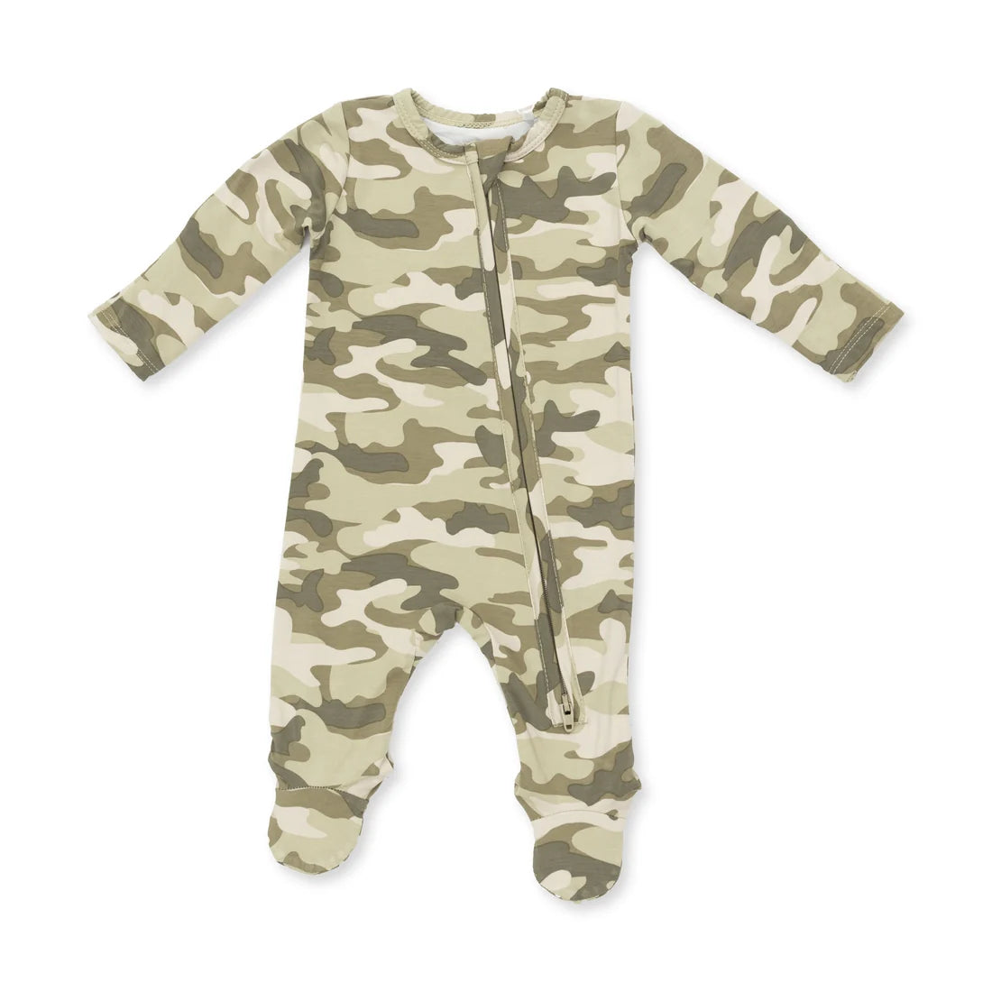 Camo 2 Way Zipper Footie