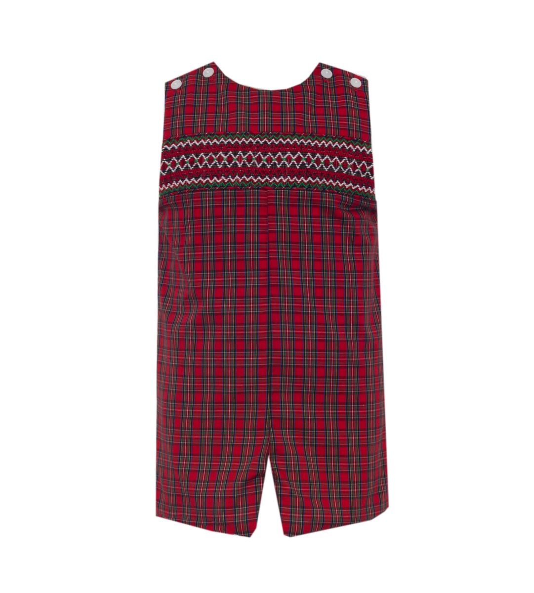Charles - Red plaid boy's jon jon