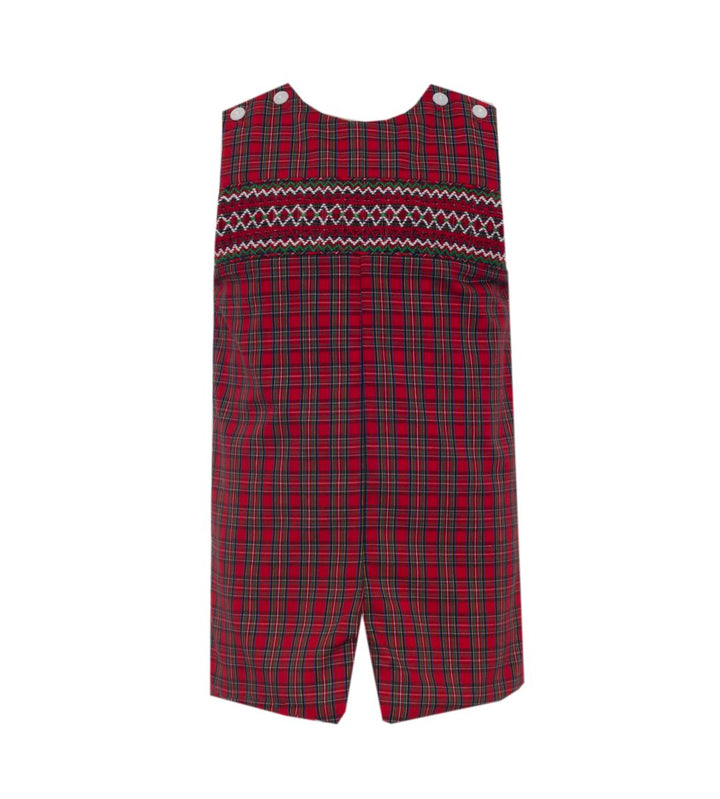 Charles - Red plaid boy's jon jon
