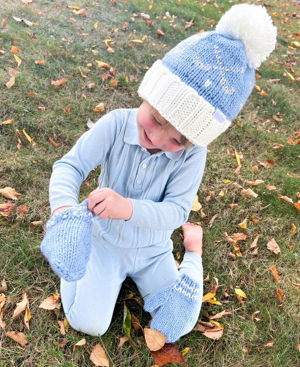 Golf Clubs Bobble Hat (Baby, Toddler, Kid)