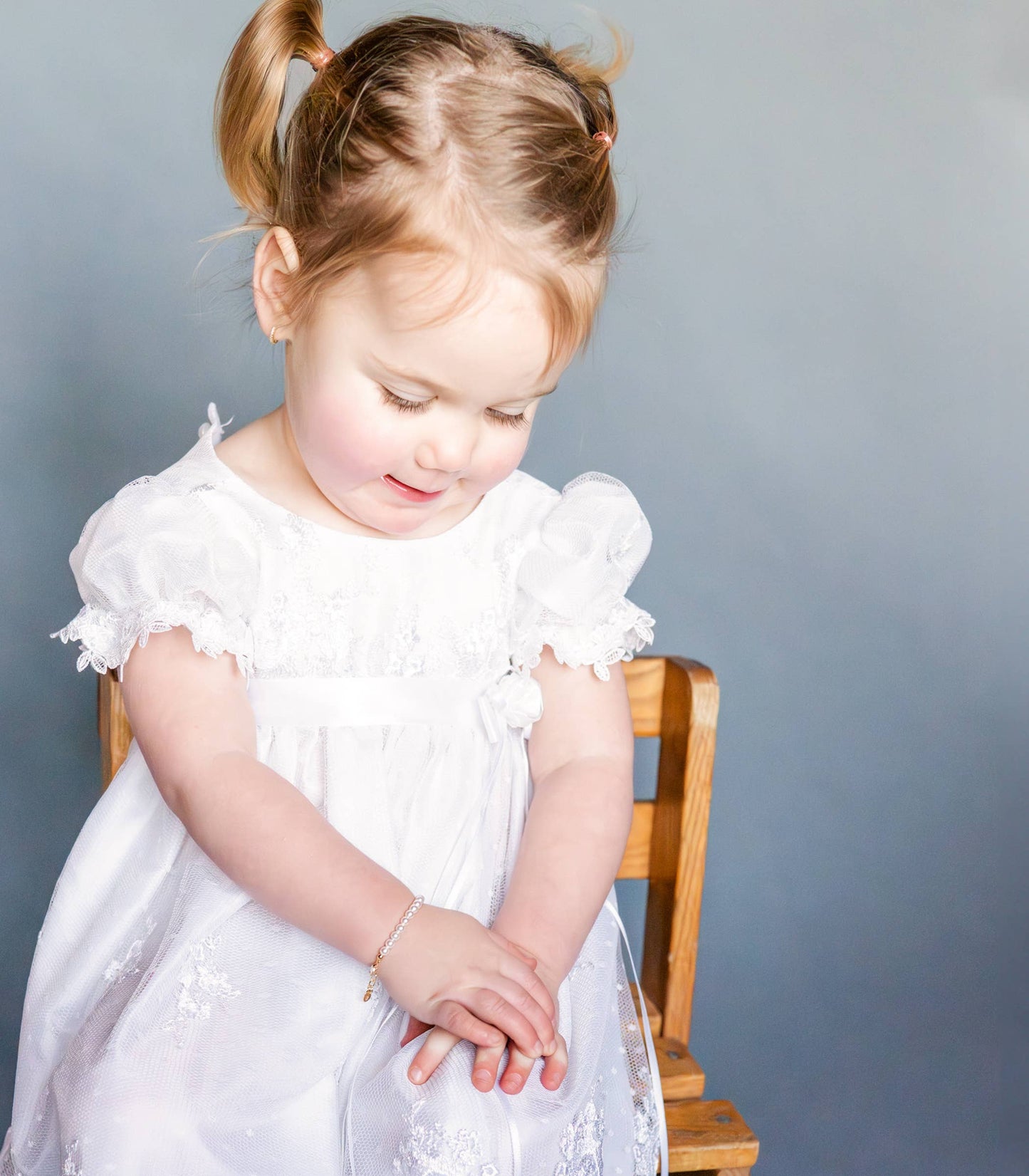 Audrey Gold-Plated Pearl Baby Bracelet