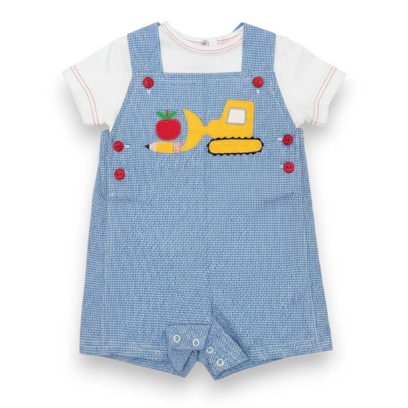 Petit Ami Shortall W/Apple & Bulldozer