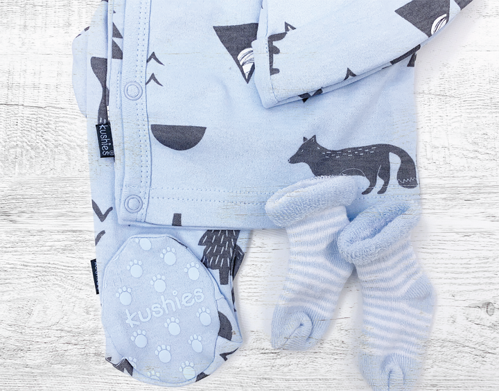 Baby Socks Terry - Pack Of 2 Blue 0-3M