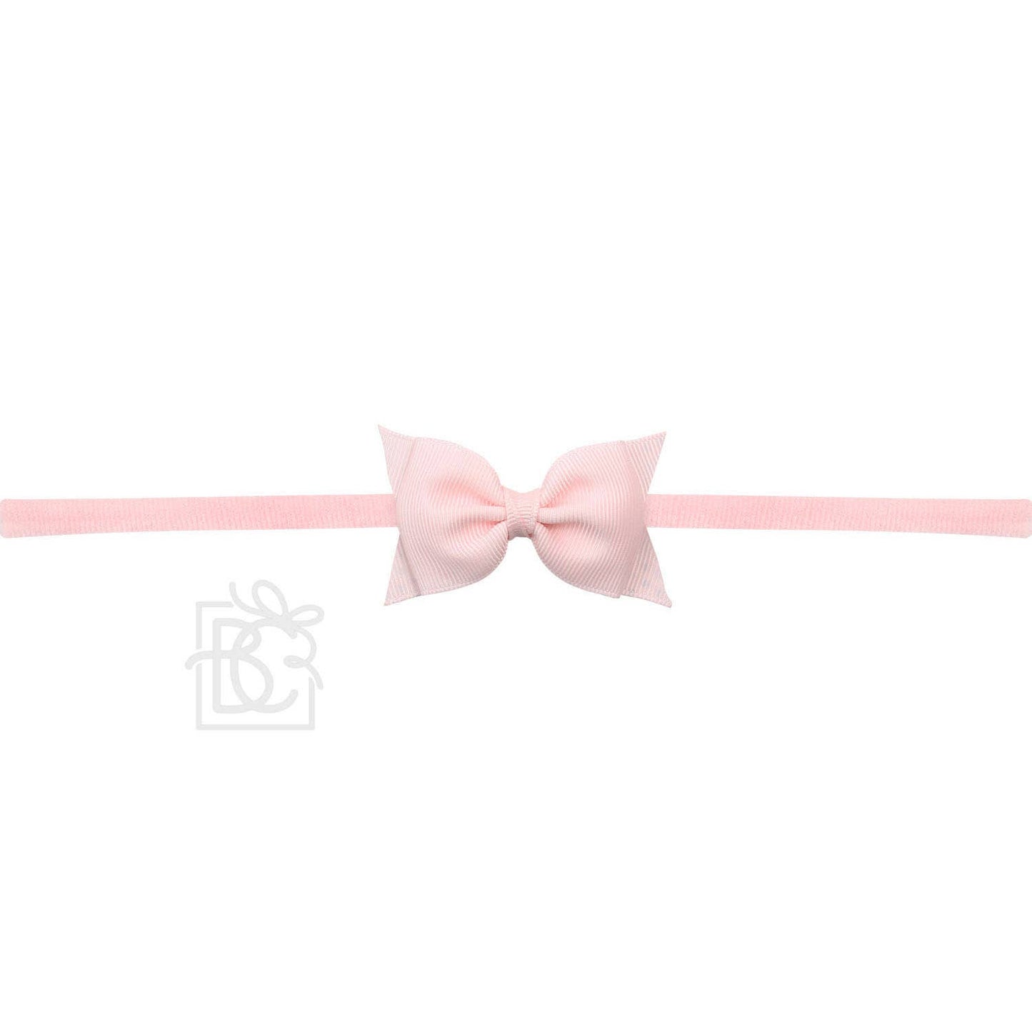 PANTYHOSE HEADBAND W/ 2.5" FLAT SOPHIA BOW