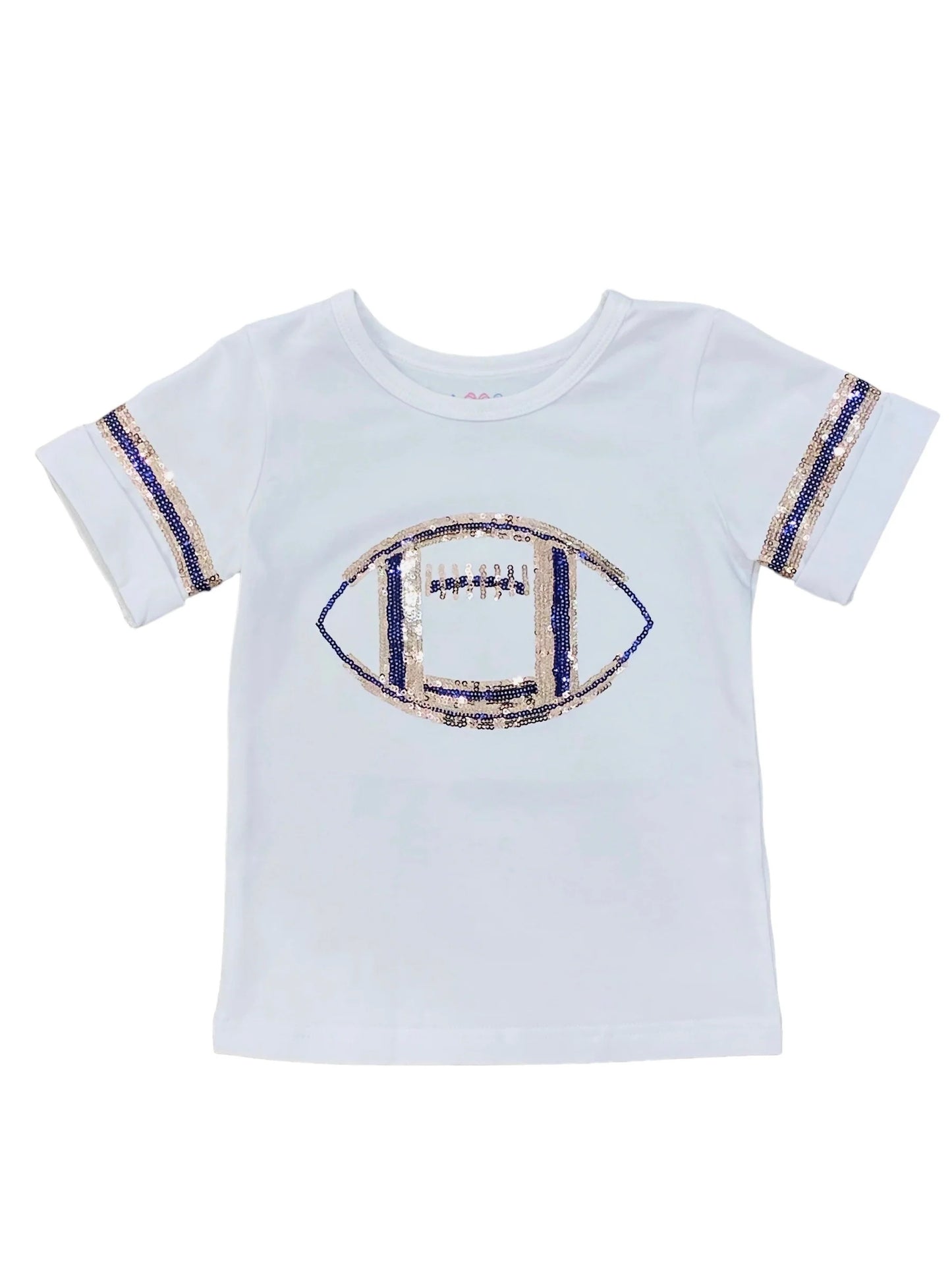 LSU Football Sequin Tee