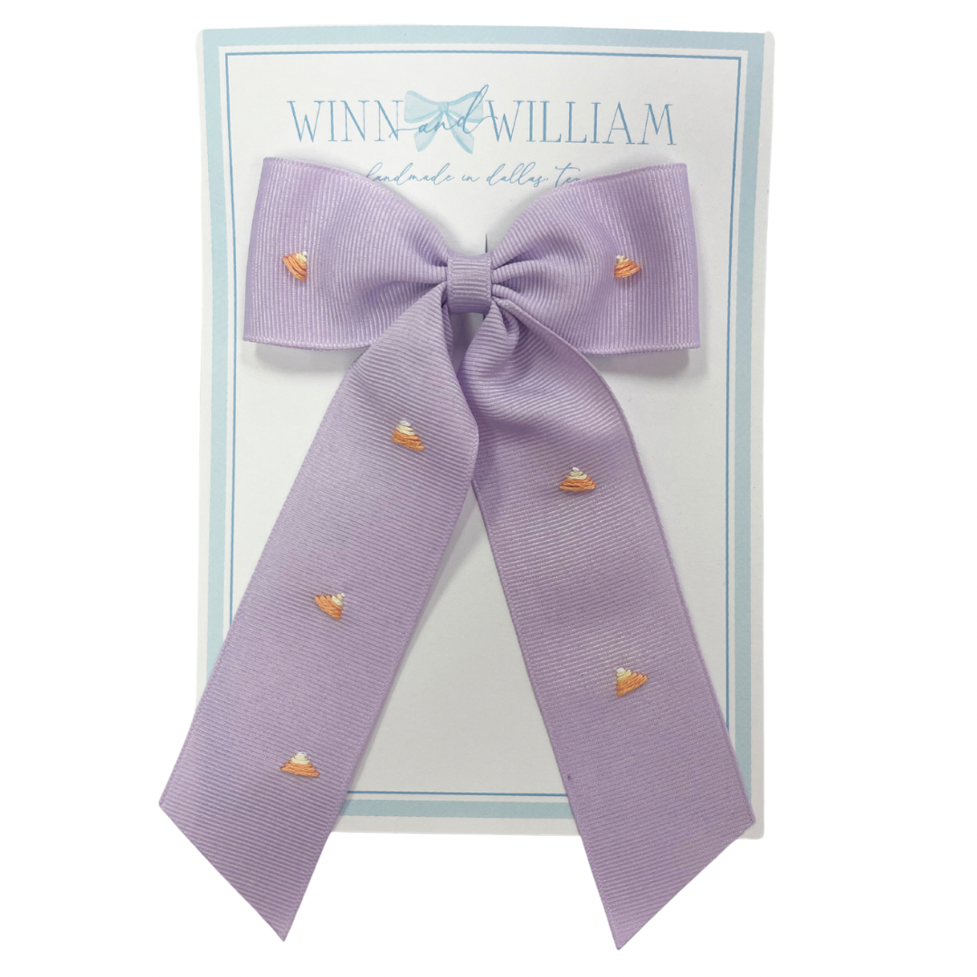 Candy Corn Hair Bow