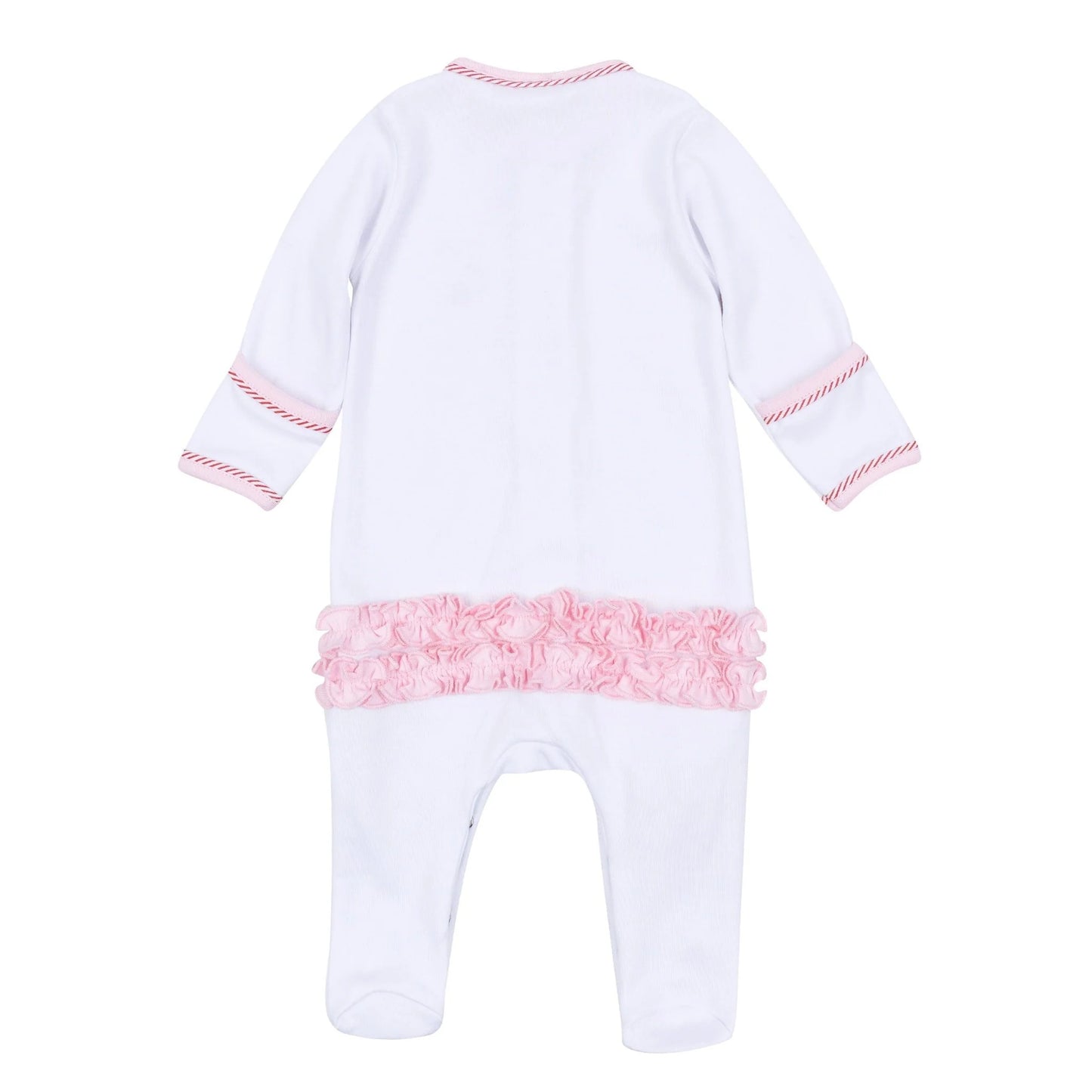 Jolly Ribbon Ruffle Footie