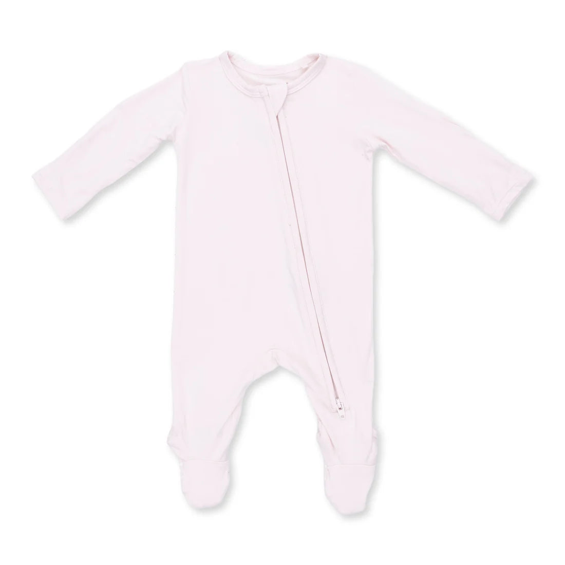 Solid Mauve Mom 2 Way Zipper Footie