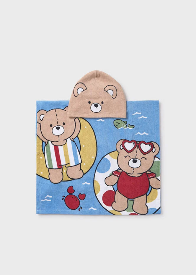 Beach Towel with Bear Print