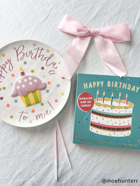 Girl's Birthday Singing Plate