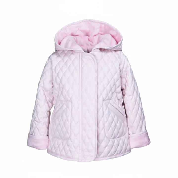 Hooded Barn Jacket - Light Pink