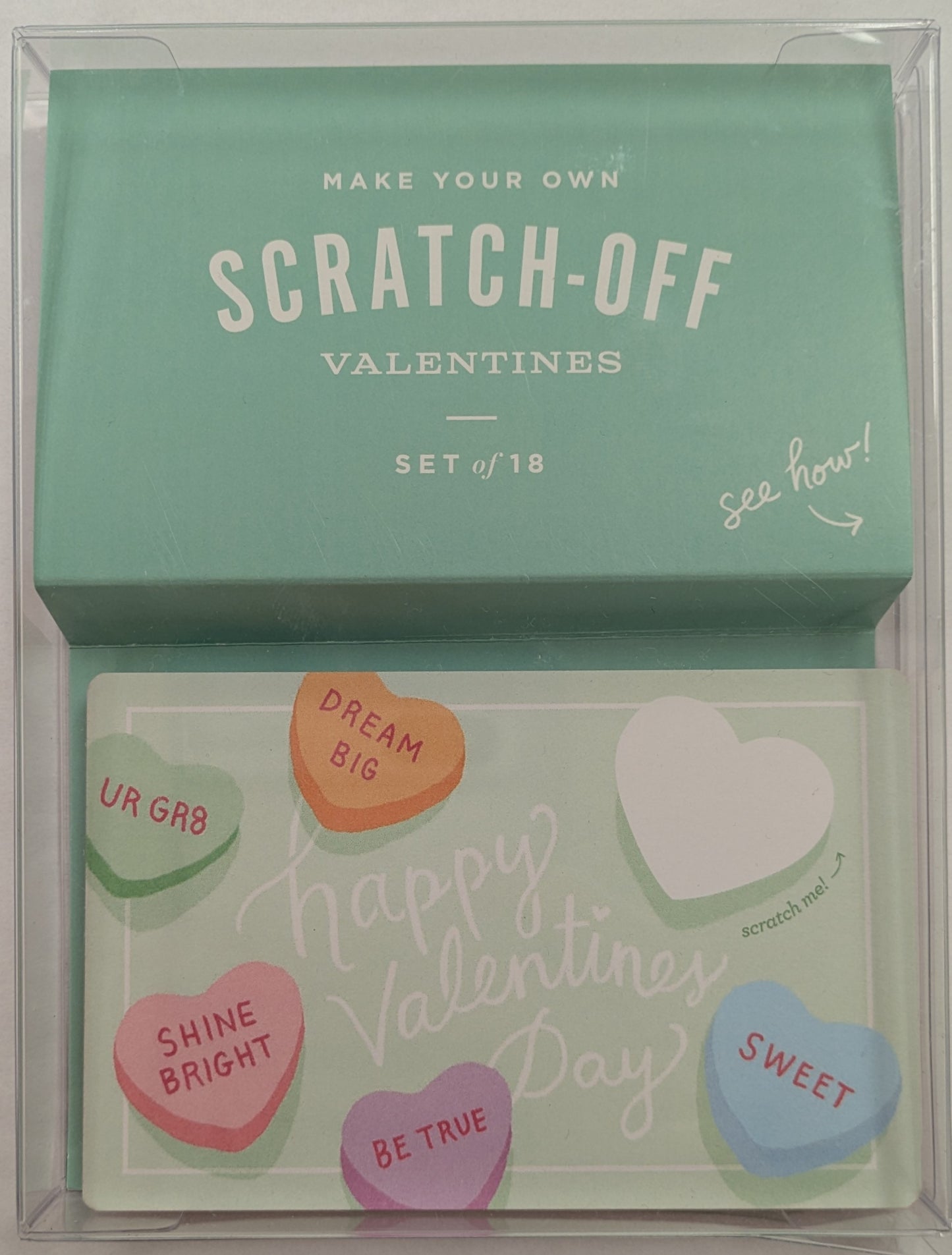 Sweetheart Scratch Off Valentines Cards