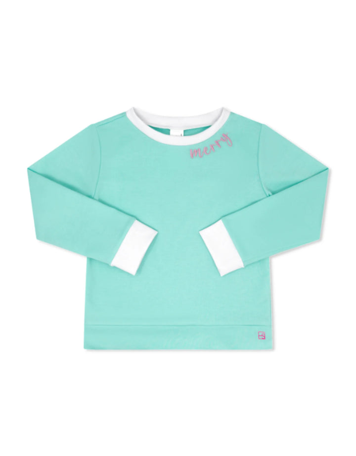 Alex Sweatshirt Totally Turquoise